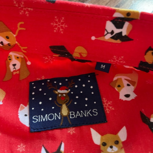 Simon Banks Christmas shirt with dogs - Picture 4 of 5